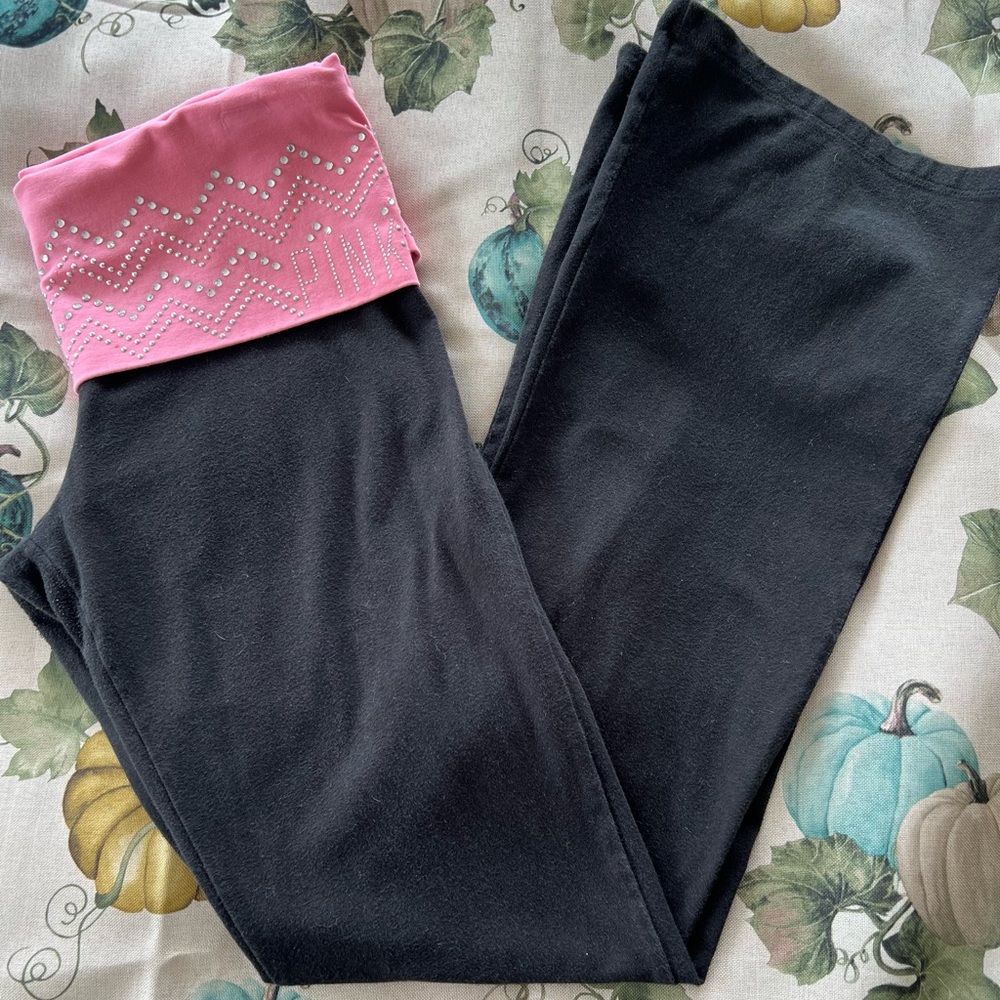 Pink yoga pants